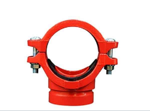 Red Mechanical Tee Grooved Fitting