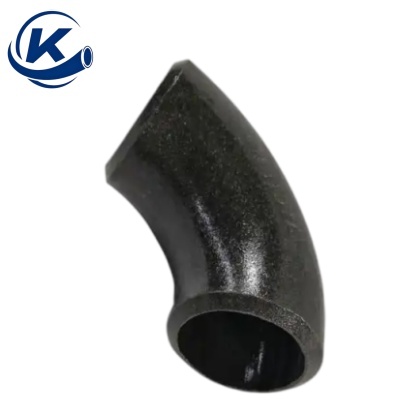 Steel Elbow Black Paint