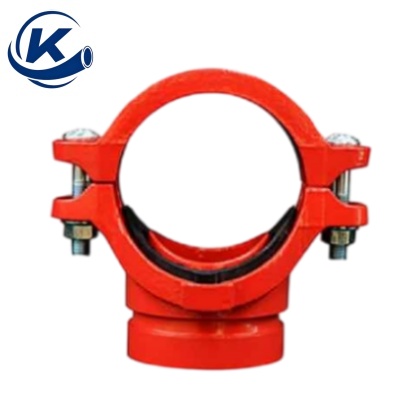 Red Mechanical Tee Grooved Fitting