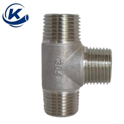 Stainless Steel Tee Male Thread